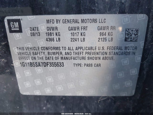 Chevrolet Malibu 1ls