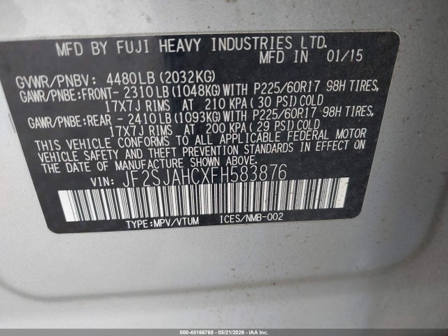 Subaru Forester 2.5i Limited