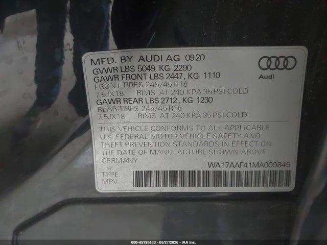 Audi A4 Premium 45 Tfsi Quattro S Tronic
