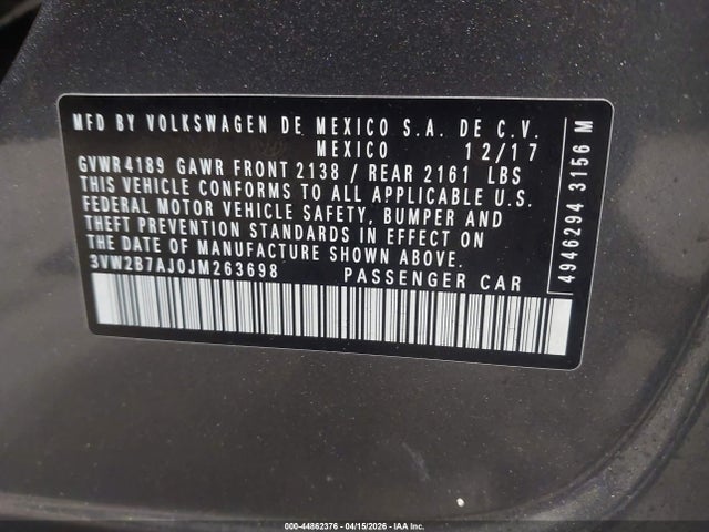 Volkswagen Jetta 1.4t S