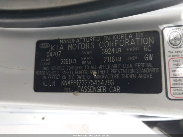 Kia Spectra Ex