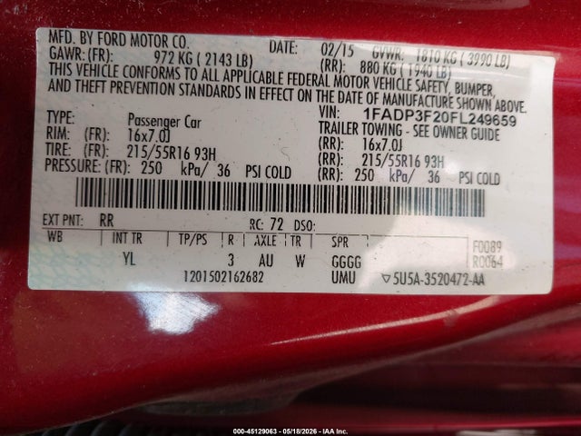 Ford Focus Se