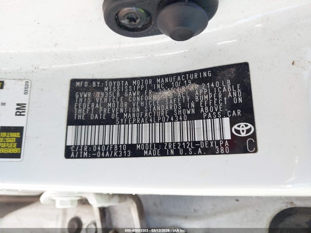Toyota Corolla Le