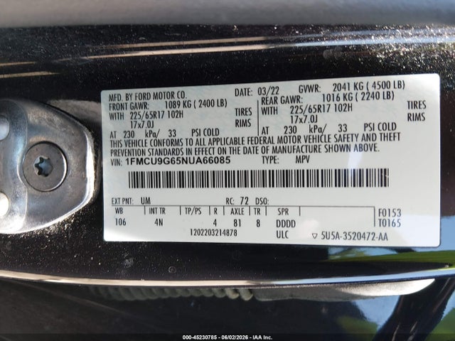 Ford Escape Se