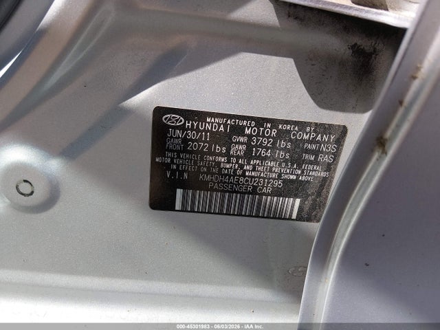 Hyundai ELANTRA Gls (ulsan Plant)
