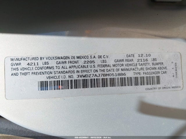 Volkswagen Jetta 2.5l Se