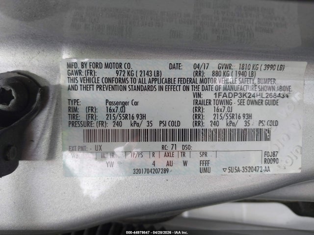Ford Focus Se