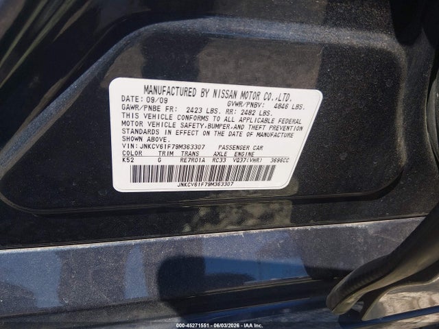 INFINITI G37x