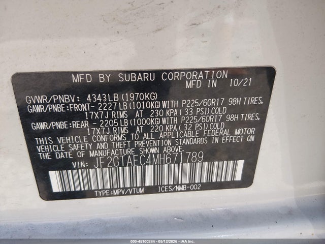 Subaru Crosstrek Premium