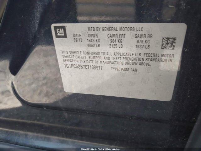 Chevrolet Cruze 1lt Auto