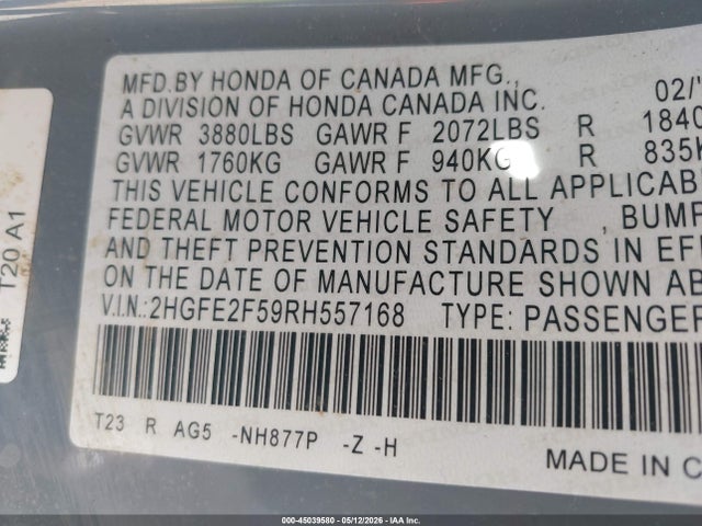 Honda Civic Sport