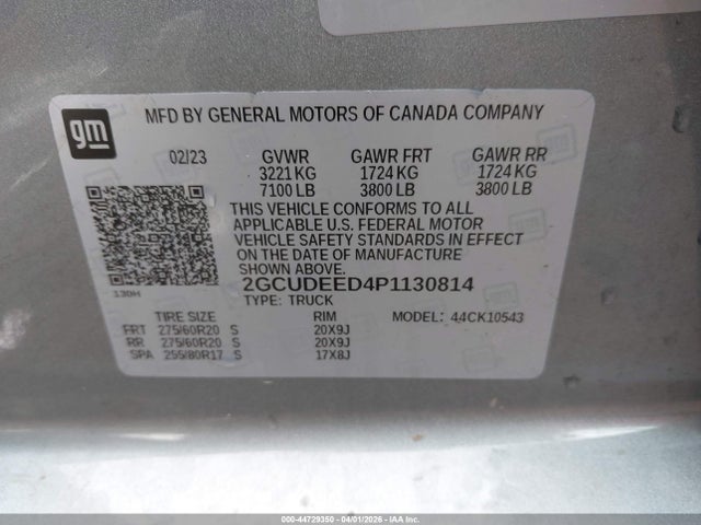 Chevrolet Silverado 1500 4wd  Short Bed Rst