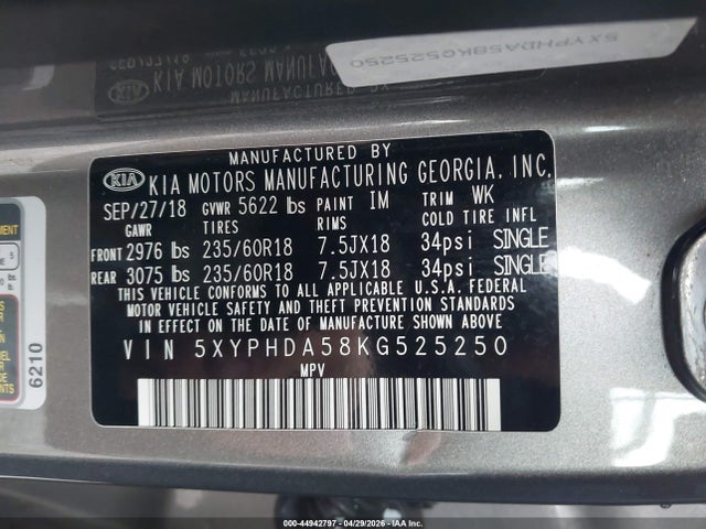 Kia Sorento 3.3l Ex
