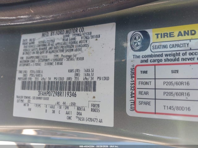 Ford Fusion Se