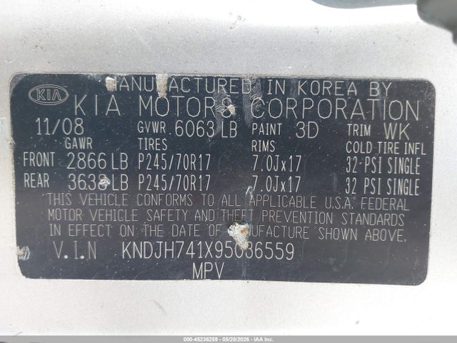 Kia Borrego Ex V6