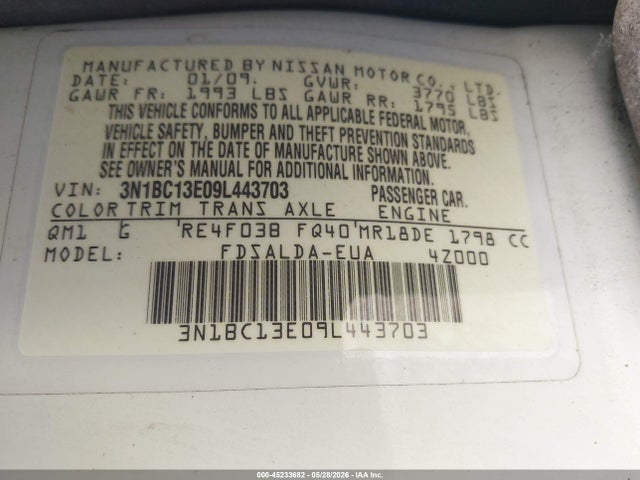 Nissan Versa 1.8s