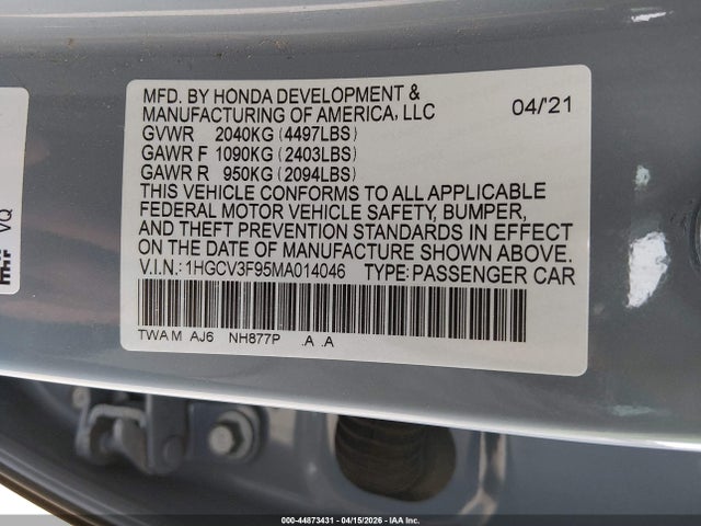 Honda Accord Touring
