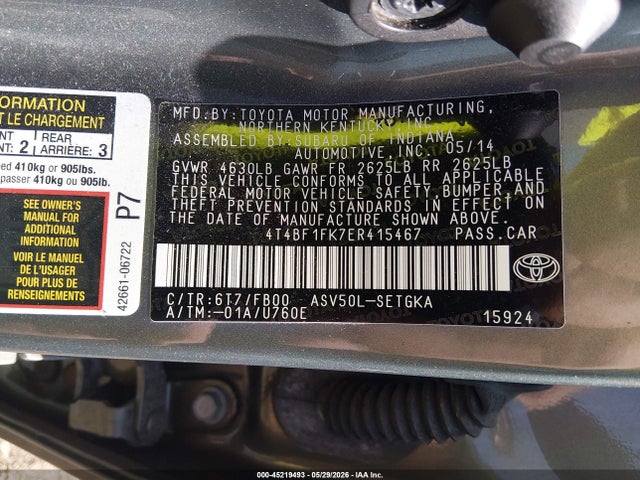 Toyota Camry Xle