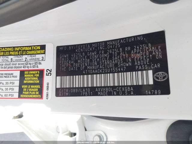 Toyota Camry Xle