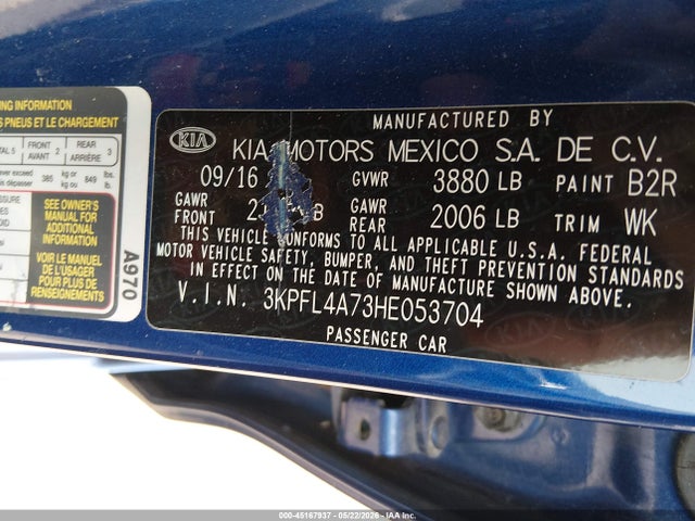 Kia Forte S