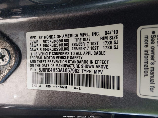 Honda CR-V Ex