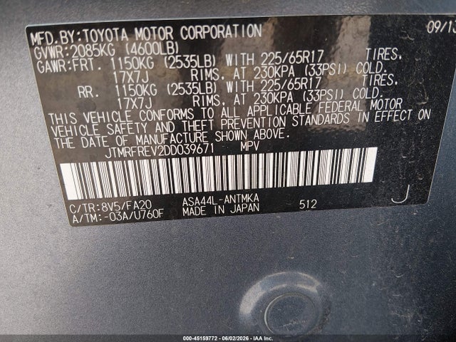 Toyota RAV4 Xle