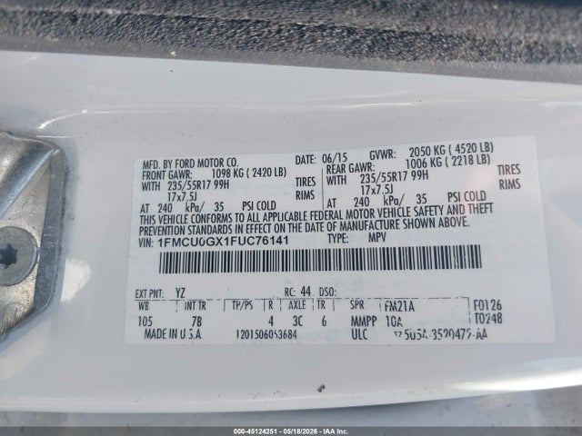 Ford Escape Se