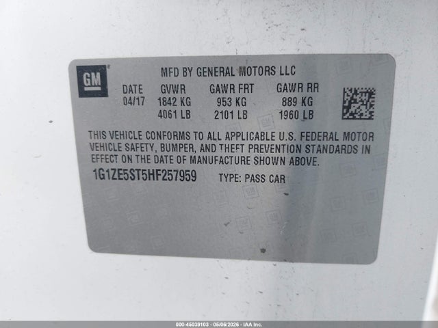 Chevrolet Malibu 1lt