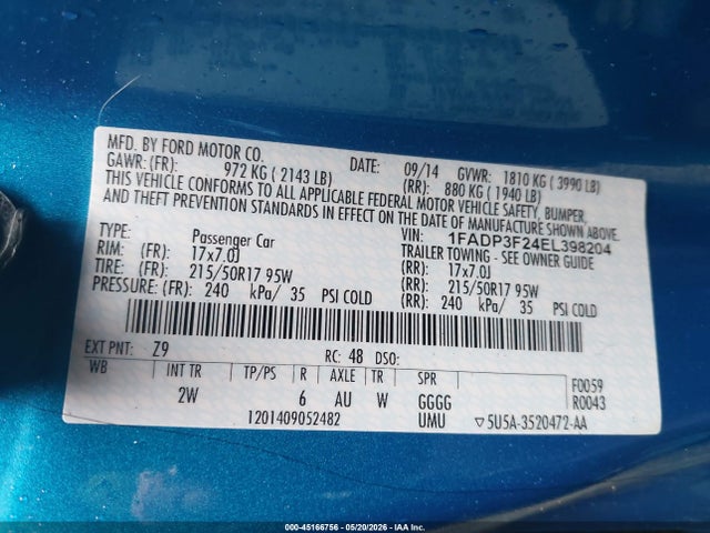 Ford Focus Se