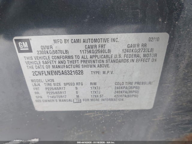 Chevrolet Equinox Lt