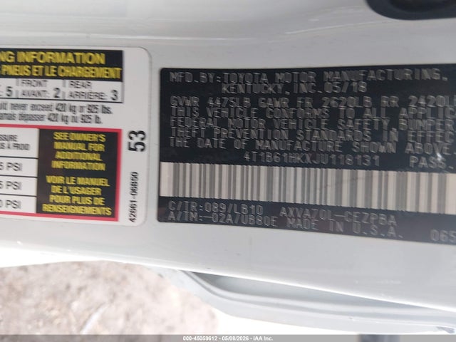 Toyota Camry Xse