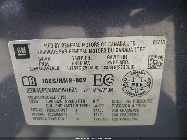 Chevrolet Equinox 2lt