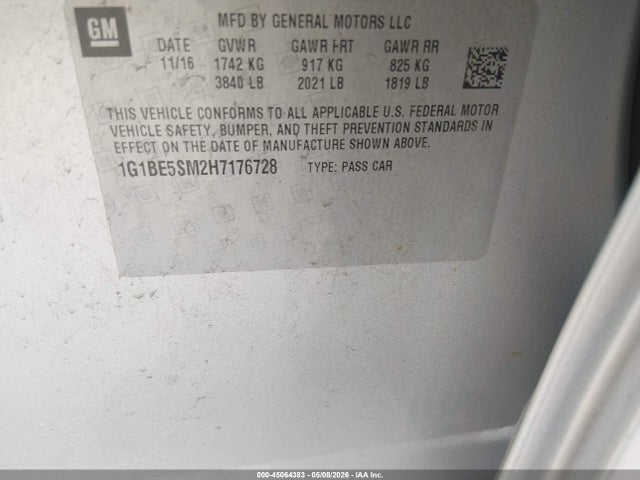Chevrolet Cruze Lt Auto