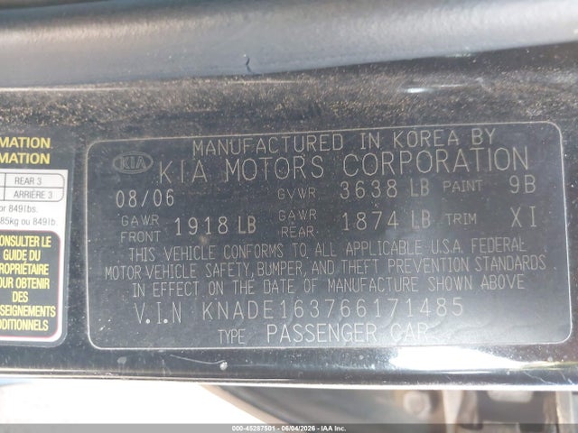 Kia Rio Sx