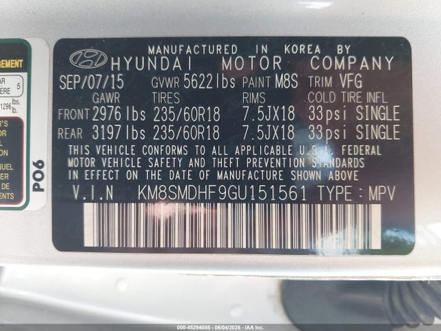 Hyundai SANTA FE Se