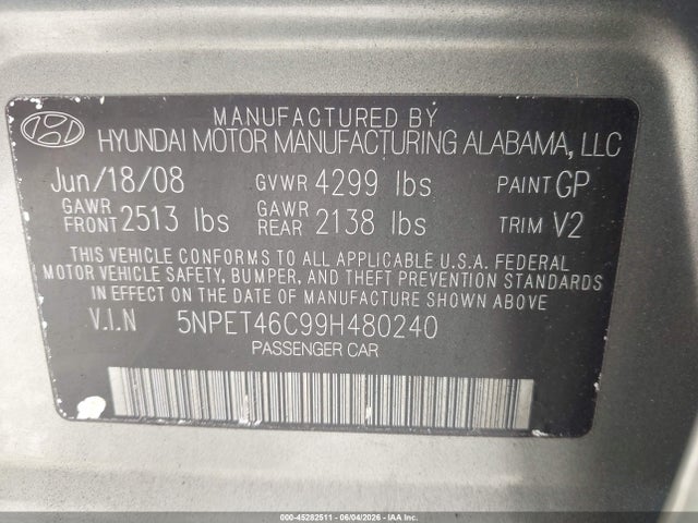 Hyundai SONATA Gls