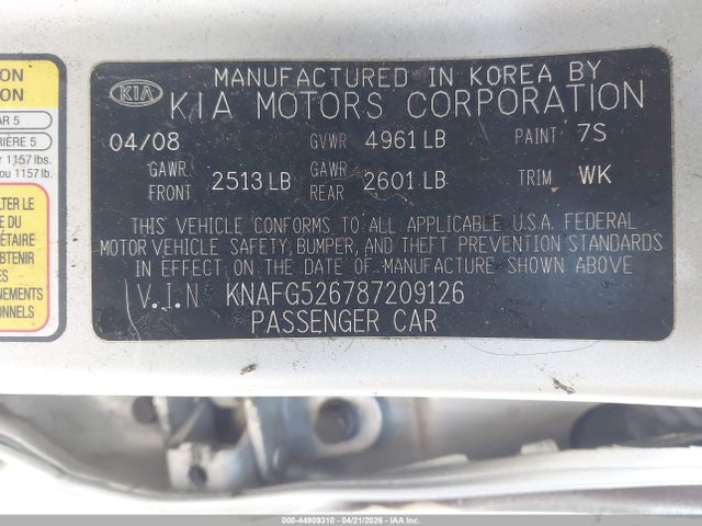 Kia Rondo Ex V6