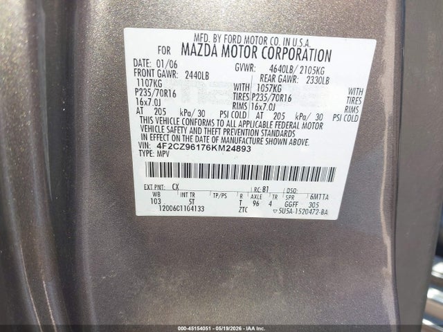 Mazda Tribute S