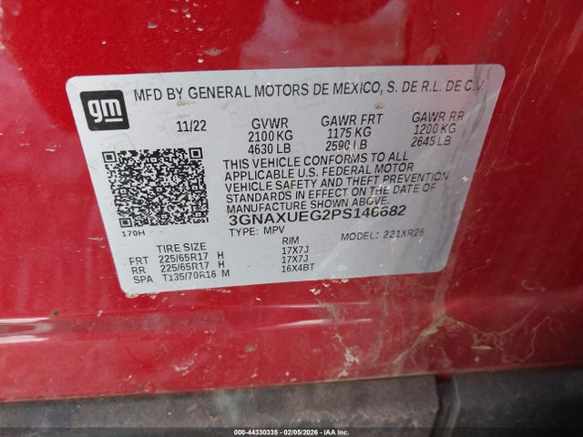 Chevrolet Equinox Awd Lt