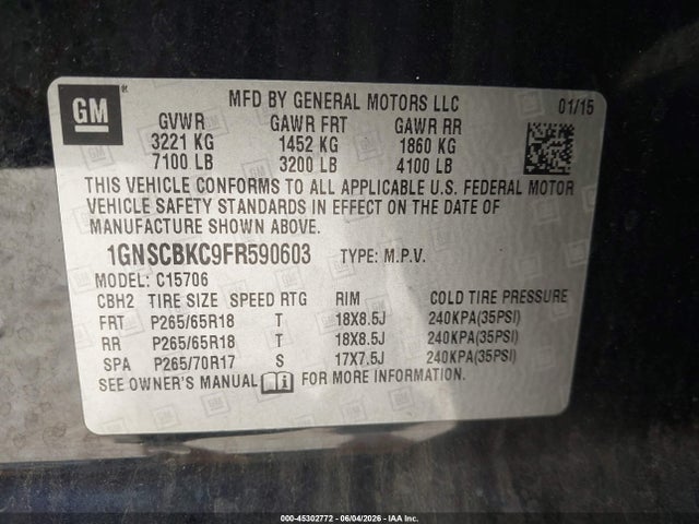 Chevrolet Tahoe Lt