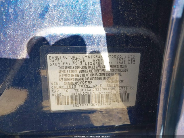 Nissan Sentra Sv