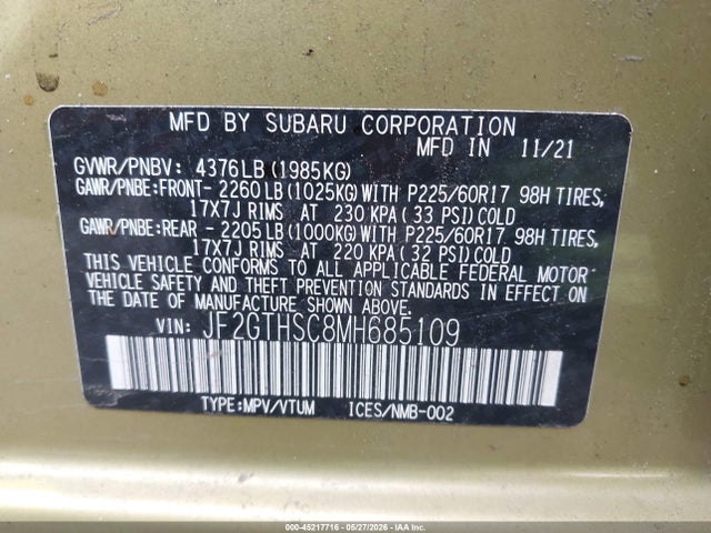 Subaru Crosstrek Sport