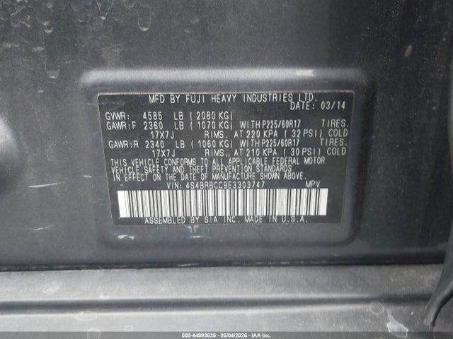 Subaru Outback 2.5i Premium