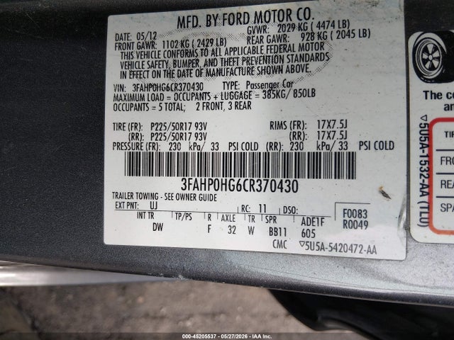 Ford Fusion Se