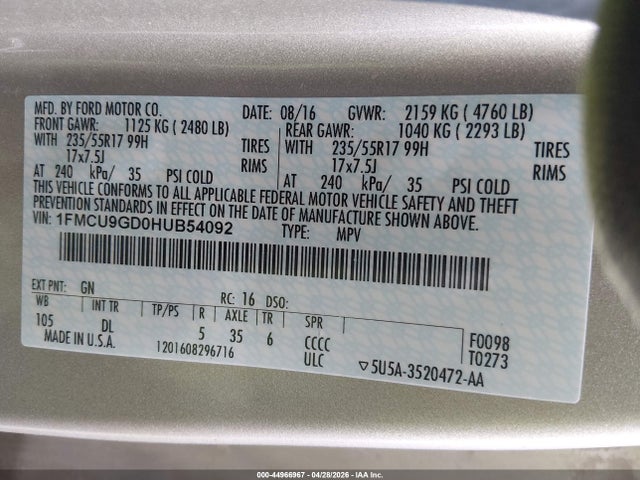 Ford Escape Se