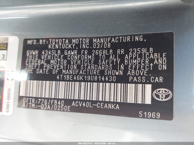 Toyota Camry Le