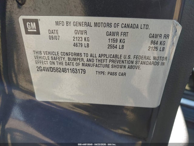 Buick LaCrosse Cxl