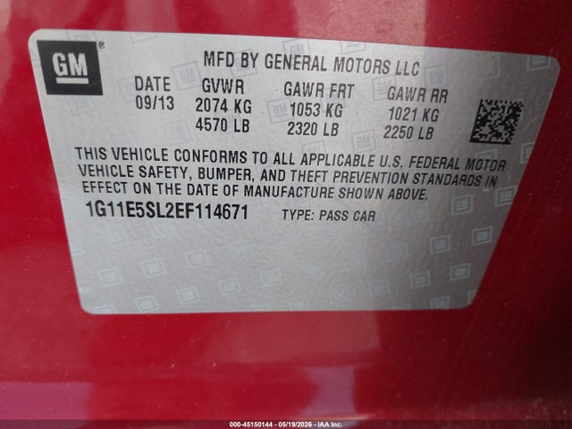 Chevrolet Malibu 2lt