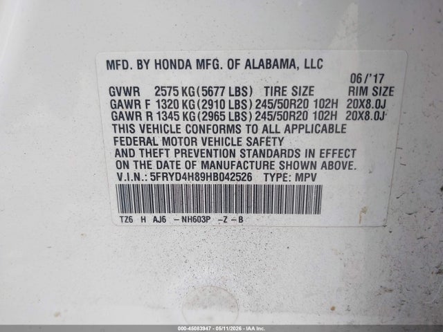 Acura MDX Advance Package