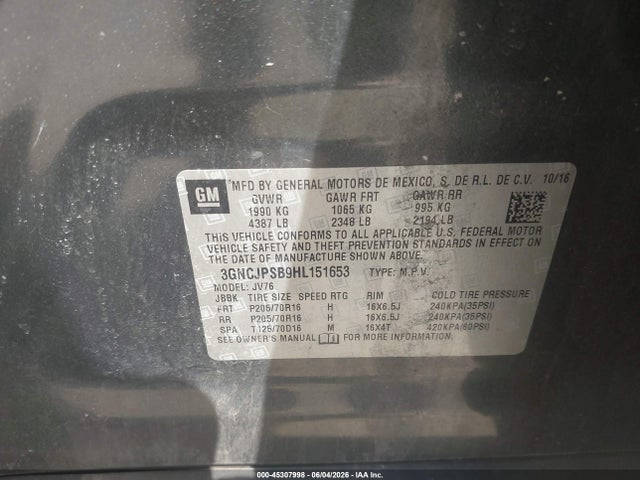 Chevrolet Trax Lt